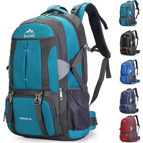 Waterproof Outdoor Sport Hiking Trekking Camping Travel Backpack Large Capacity Mountaineering Climbing Outdoor Riding Backpacks
