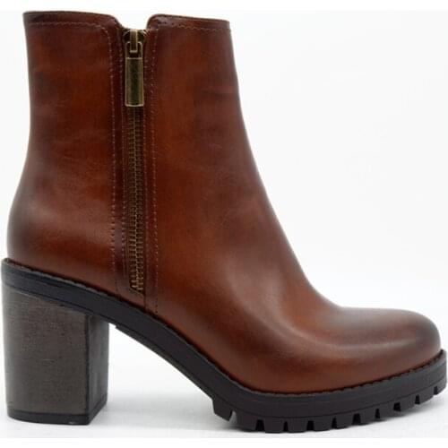 Women shoes winter spring gradient ramp Females chelsea footwear Square and High Heel Ankle Classic Boots With Round Toe ankle