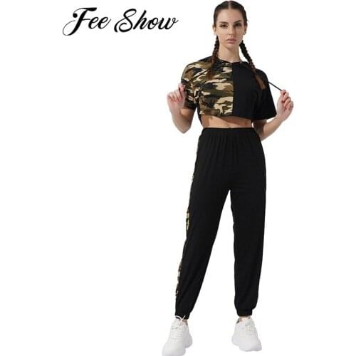 Womens Yoga Sets Casual Running Tops Pants Hooded Yoga Exercise Sport Suits Workout Clothing Fitness Gym Tracksuits Sportswear