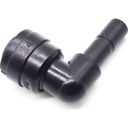 10 pcs 1/4 inch OD L plug For PE TUBE Quick Elbow Connector garden water mist system RO reverse osmosis system