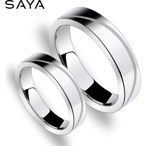 2021 Tungsten Carbide Engrave Ring Set Pair Matching Engagement, Free Shipping, Customized