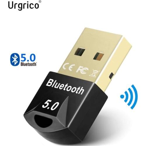 Urgrico USB Wireless adapter Bluetooth Dongle USB Receiver Transmitter USB Bluetooth Adapter 5.0 for Headset Speaker PC computer
