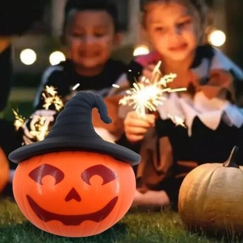 Fidget Toy Realistic Pumpkin Halloween Decoration Party Favors Pressure Release Vent Ball for Kids Adults OCD Therapy
