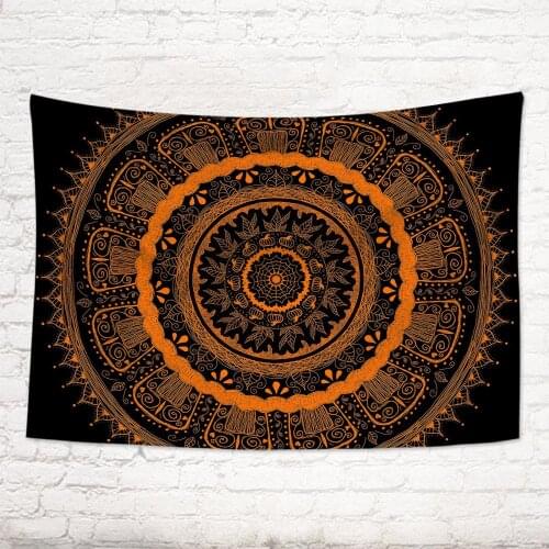 Indian Mandala Tapestry Wall Hanging Sandy Beach Throw Rug Blanket Travel Mattress Sleeping Pad Geometric Patterns Tapestry