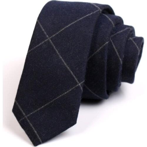 Classic Plaid Ties Korean Style Mens 5.5CM Skinny Tie High Quality Fashion Formal Neck Tie For Men Business Suit Neckties