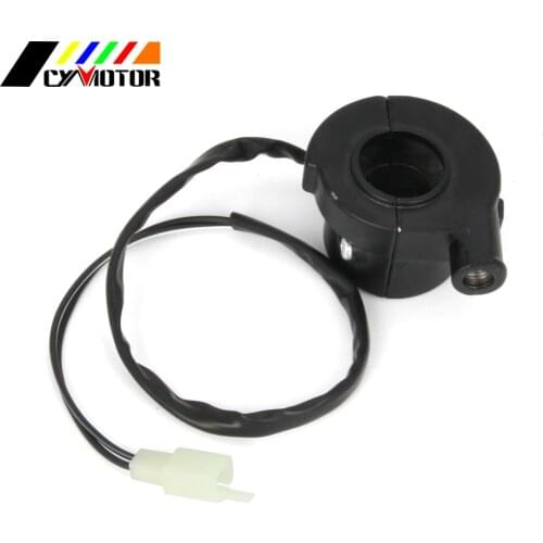 Motorcycle Handlebar ON-OFF Kill Switch Button Throttle Bullet Connector For YAMAHA PW80 PW PY 80 PY80