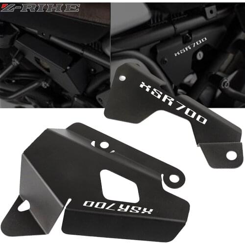 XSR700 LOGO Motorcycle Aluminum Side Panel Frame Cover Brake Reservoir Guards for YAMAHA XSR700 XSR 700 2018 2019 2020 2021