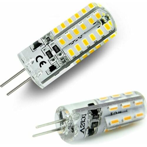 Mini G4 Silicone Crystal LED Corn Bulb Light 2W 3W SMD 3014 12V 110V 220V Lampada Replace 10W 30W Halogen Spotlight Chandelier