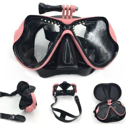 New Underwater Scuba Anti Fog Mask Snorkeling Set Respiratory masks Safe and waterproof For Gopro Accessories