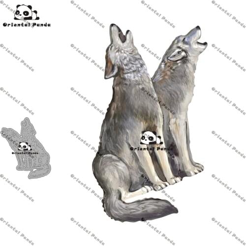 New Dies 2021 Camper Van Metal Winter Wolves Dies diy Die hoto album cutting die Scg new die for cuttinrapbooking 2021Animal