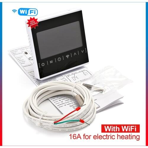 Thermoregulator programmable wireless room digital wifi smart thermostat temperature controller for boiler floor water heating