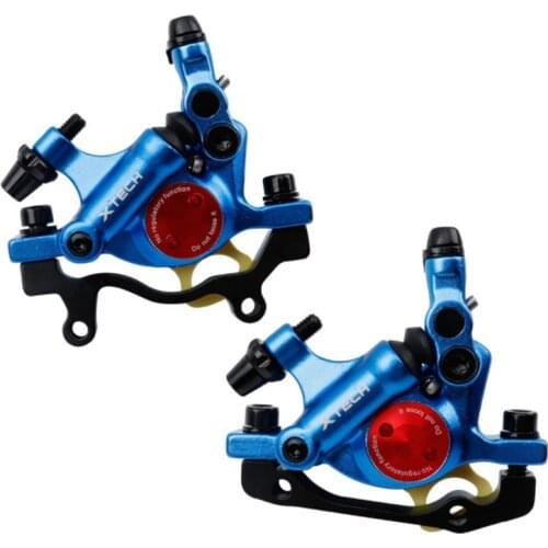 MTB Front And Rear Hydraulic Disc Brake Calipers Calipers Disc-Brakes-Set Rotors Bicycle-Parts Bike Scooter Hydraulic-Line Zoom