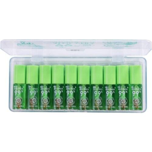 Nutritious Aloe Vera Change Lip Gloss Moisturizer Sample Long Natural Lips Moisturizing Lasting Protect Up Set Lipstick Mak B2C1