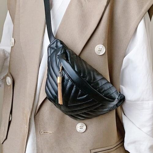 Casual Chest Bags For Women 2021 Crossbody Bags Tassel Shoulder Messenger Bag Female Fashion Handbags and Purses Waist Bag