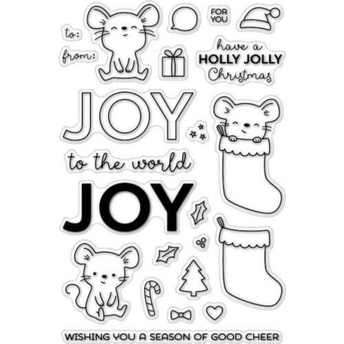 Joy Transparent Clear Stamp for DIY scrapbooking/Card Making C152