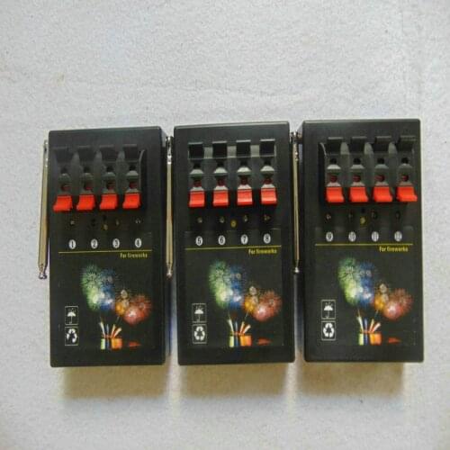 AM04R 3pcs Receivers 4 Cues remote equipment copper wireless switch fireworks DMX Stage lingt wedding gift fireworks firing
