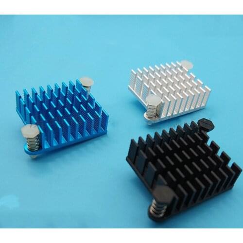 5pcs Diagonal pitch 37mm North and South Bridge Radiator Pure aluminum profile heat sink with gel nail PC IC 26*26*10MM Heatsink