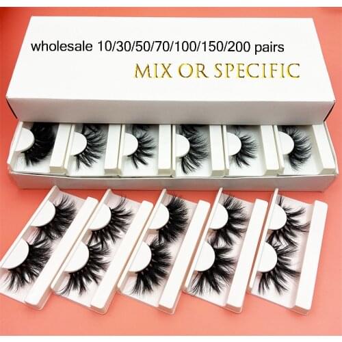 Wholesale 25mm Mink False Eyelash 10/30/50/100PC MIKIWI 3D Real-Mink Lash with white tray Label Makeup Dramatic Long Mink Lashes