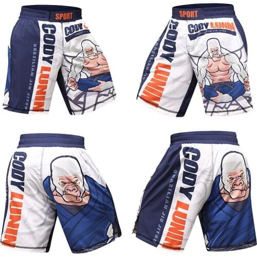 Mens MMA Boxing Kickboxing Fight Shorts Muay Thai Short Pants Jogging Exercise Sport Training Competition Fitness Running Shorts
