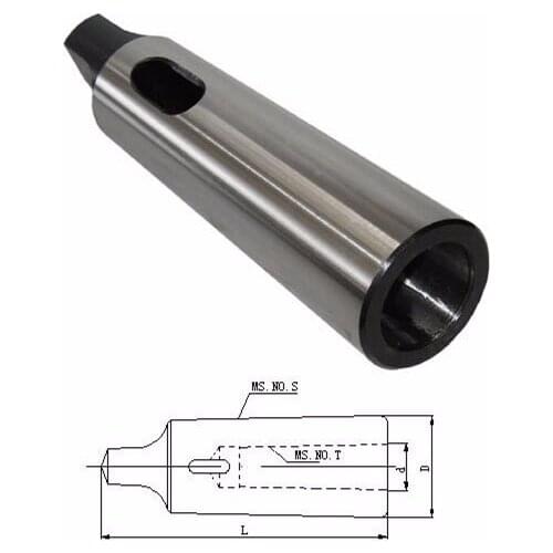 DIN2185 MT3-MT1 change sleeve, accuracy: 0.015mm