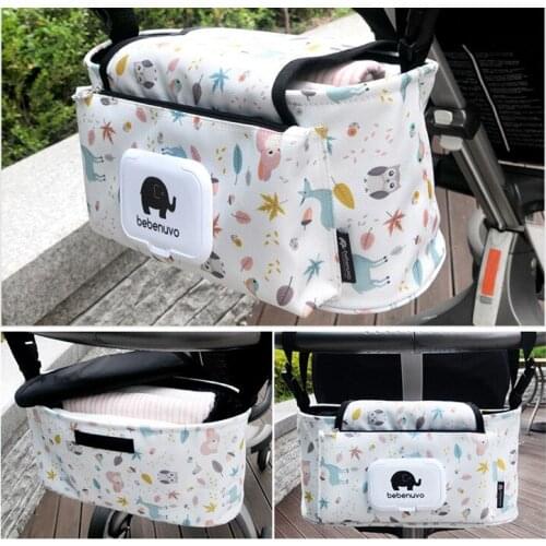 Bag Nappy Bags For Cup Food Best Selling Baby Stroller Storage Bag Waterproof Mummy Diaper Bag New Hook Baby Carriage Hanging