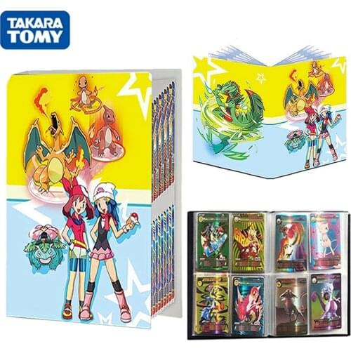TAKARA TOMY New 240Pcs Album Pokemon Cards Book Cartoon Game Card GX EX VMAX Anime Pokemons May Collection Folder Toys Kids Gift