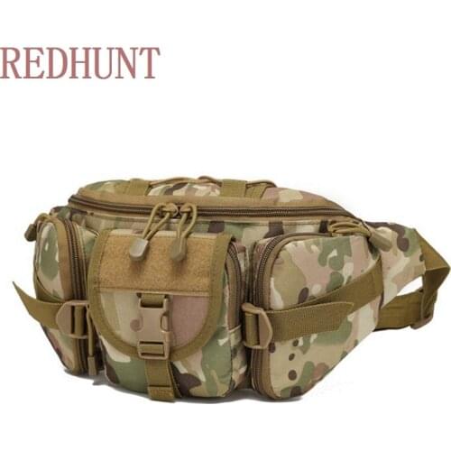 Tactical Waterproof Waist Bag Large Capacity Portable Chest Pack Military Army Shoulder Belt Bum Bags for Camping Hiking