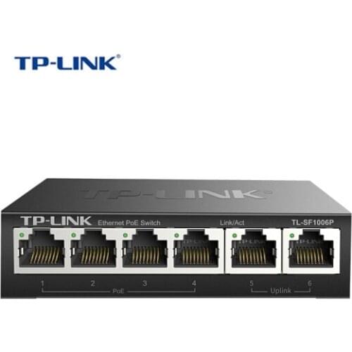 TP-Link 6 port Fast POE Ethernet switch Steel Metal network Switch Internet switch POE switch ( TL-SF1006P )