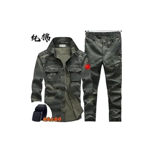 Army green military tactics of unified clothes men long sleeve uniform thin multicam combat hunting suits summer