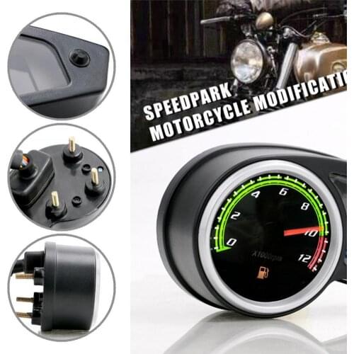 High Accuracy Useful Universal Motorcycle Speedometer Odometer ABS Digital Speedometer Easy to Install for Motorcycle