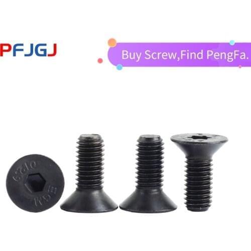 Peng Fa DIN7991 blackened 10.9 grade Plum Blossom Hole Flat Head Screw M6M8M10