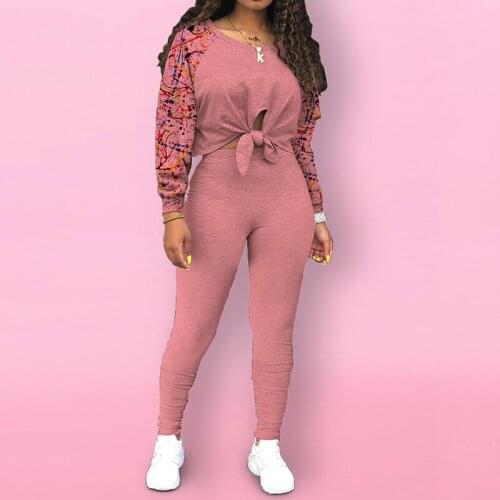 Womens Fashion Tracksuits Long Sleeve Hoodies and Pants Two Piece Set Female Sexy Bandage Pullovers Suits Casual Sport Pant Set