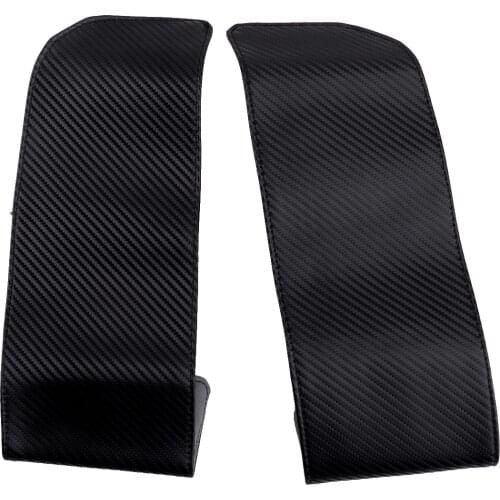 2Pcs/Set Black Carbon Fiber Style Car Center Console Armrest Cover Fit For BMW X5 E70 X6 E71 2008 2009 2010 2011 2012 2013