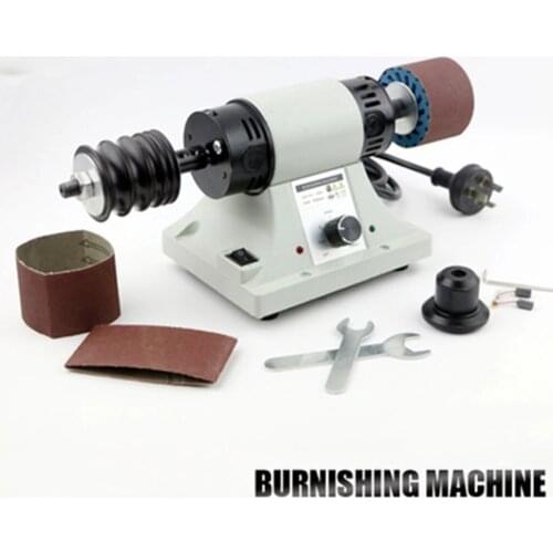 220V/110V Leather Polishing Burnishing Machine Leather Edge Grinding Machine Kit 0-8000RPM