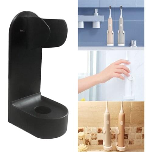 Traceless Stand Rack Toothbrush Organizer Electric Toothbrush Wall-Mounted Holder Space Saving Bathroom Accessories