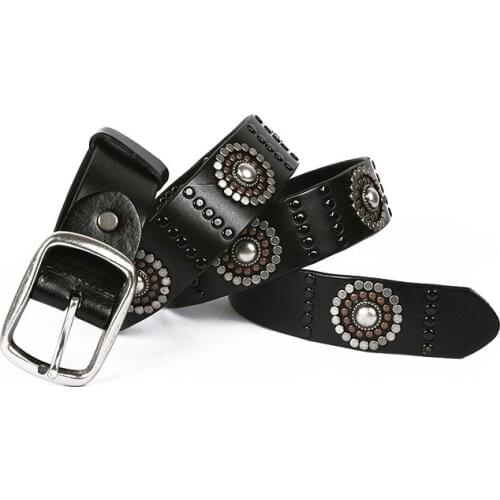 Free Shipping,2018 new fashion,100% Real cow leather buckle belt.genuine leather belts,punk women belt quality sales