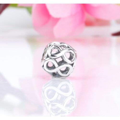 Bewill S925 Sterling Silver Bracelet Numbers with 8 Beads Fit Original Bracelet Pendant DIY Jewelry Charms Gift