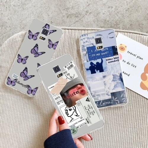 For Samsung S5 Case Clear Cute Soft TPU Silicone Phone Cover Case For Samsung Galaxy S5 Back Cover Samsung S5 Neo S 5 i9600 Case