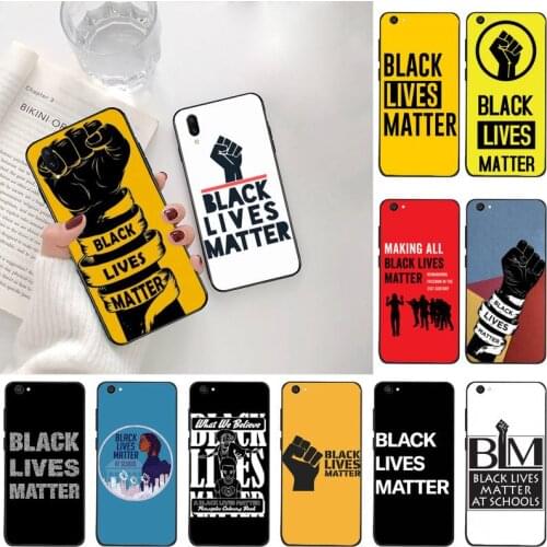 Black Lives Matter BLM Luxury Unique Phone Cover For Vivo Y91c Y17 Y51 Y67 Y55 Y7s Y81S Y19 V17 vivos5