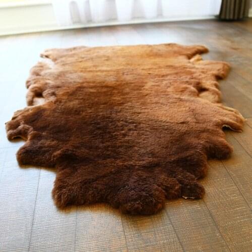 CX-D-161B 80x100cm Australian Sheepskin Living Room Bedroom Area Rugs Mat