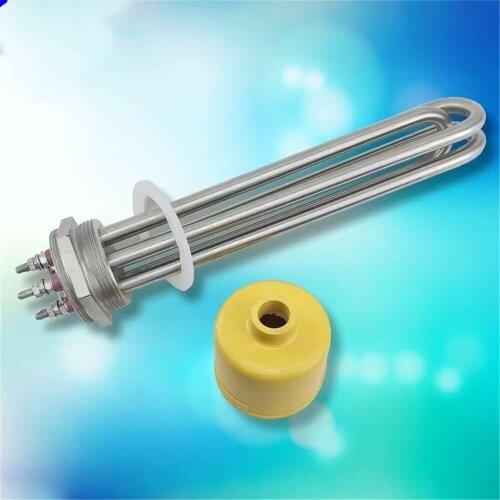 DN50 Electric Water Heater 3KW U Shaped 220V/380V Heating Element Tri-clamp 200mm