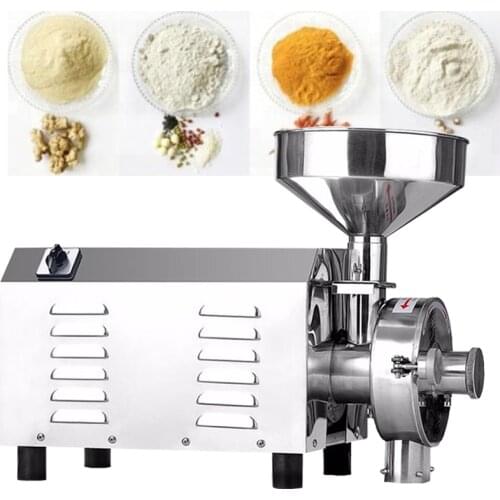 Commercial 220V/110V Traditional Chinese Medicine Crusher Grain Crusher Electric Crusher Nut Chinese Medicine Crusher Miller Cru