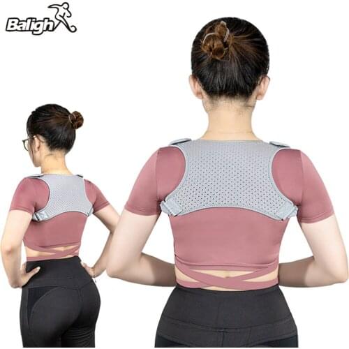 Balight Posture Corrector Adjustable Back Support Belt Spine Back Shoulder Brace Support Belts Adult Invisible Hunchback Belts