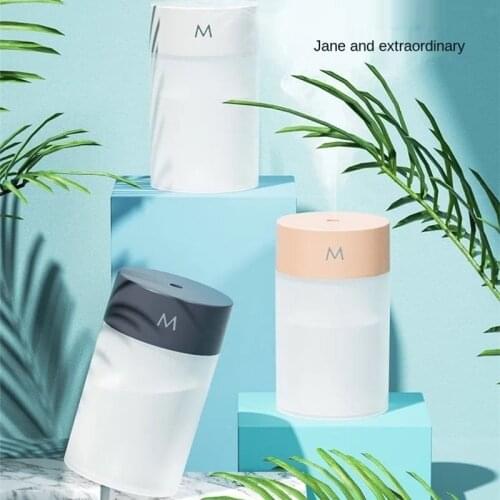 260ML Mini Air Humidifier Ultrasonic Aroma Essential Oil Aromatherapy Diffuser for Home Car Fogger Mist Maker with Night Lamp