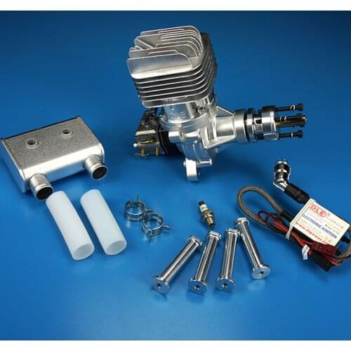 Original DLE55RA single cylinder two-stroke exhaust natural wind-cooled hand start 55CC displacement RC airplane gasoline engine