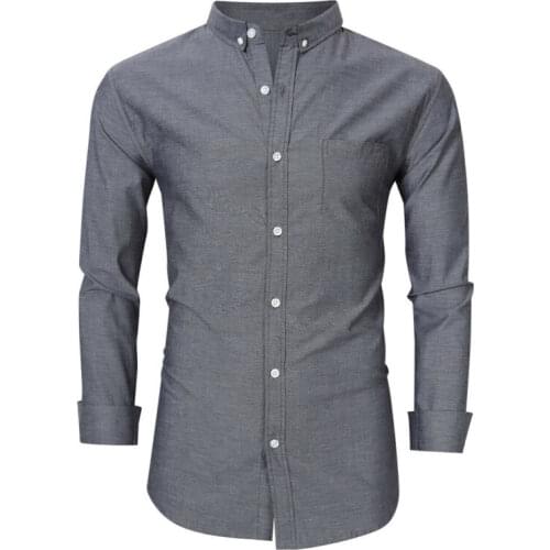 Solids Multicolor New Mens Button Down Slim Fit Long Sleeves Dress Shirts CA6574