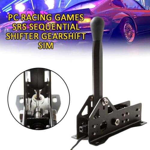 PC Racing Games SRS Sequential Shifter Gearshift SIM For Logitech G25 G27 G29 T300 T500 FANATEC Handbrake System USB Hand Brake