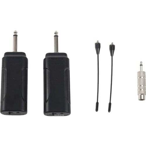 Portable Wireless Audio Transmitter Receiver System for Electric Guitar Bass Electric Violin Musical Instrument