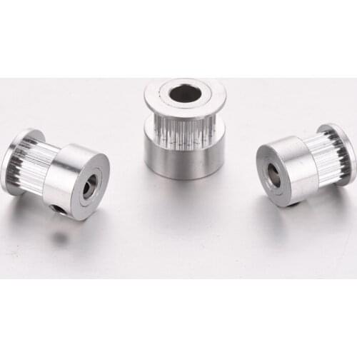 Createbot 3d Printer Drive Belt Pulleys S2M 17/20 Teeth Timing Pulley Alumium Bore 5mm/6mm Fit for 2GT Belt Width 6mm