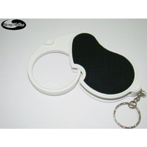 Magnifying glass with lamp folding magnifying glass/handle magnifying glass/LED portable magnifying glass magnifying glass